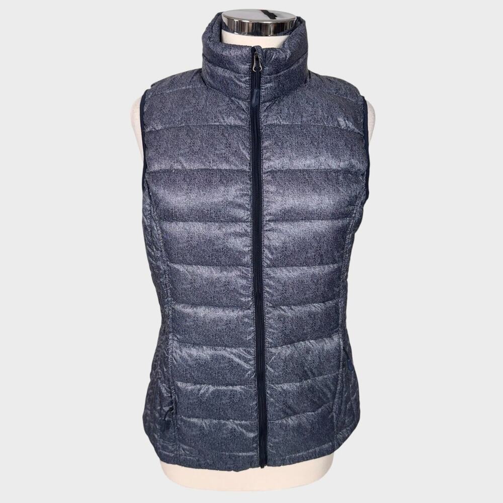 32 Degrees Heat Womens Medium Weatherproof Full Zip Vest Silver Gray